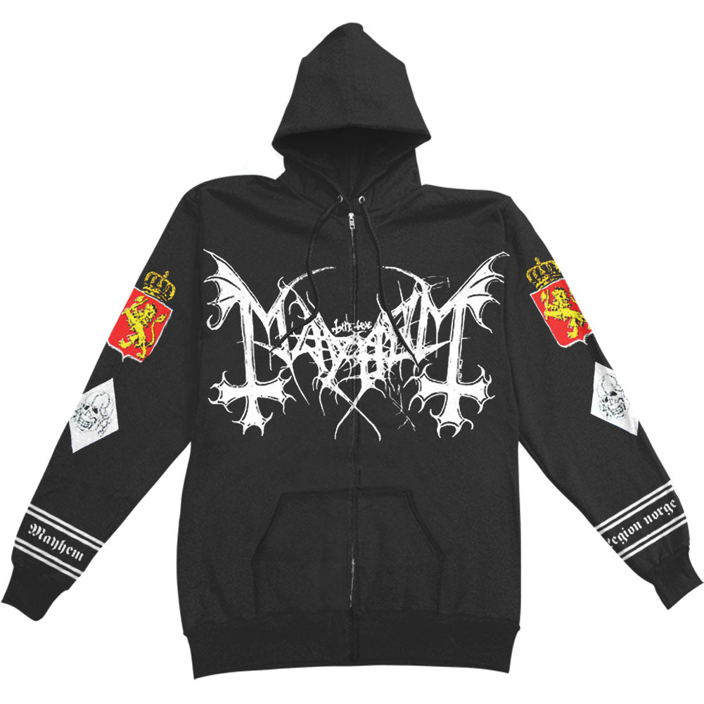 Legion Norge Zippered Hooded Sweatshirt