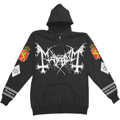 Legion Norge Zippered Hooded Sweatshirt