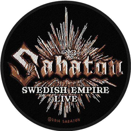 Sabaton Swedish Empire Live Woven Patch
