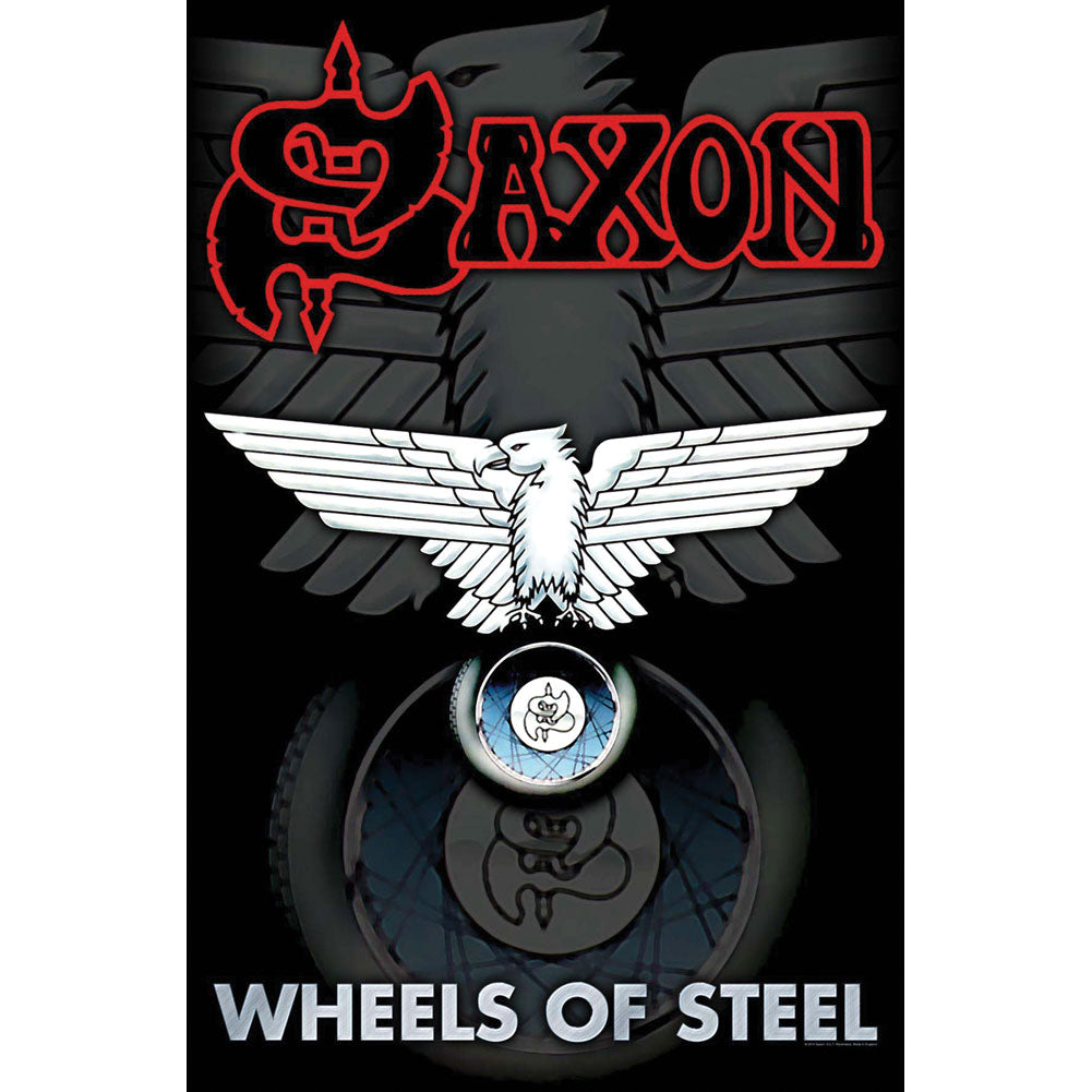 Saxon Wheels Of Steel Poster Flag