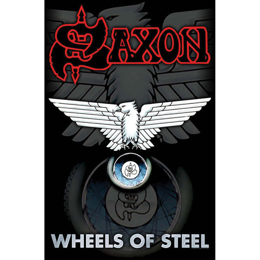 Saxon Wheels Of Steel Poster Flag