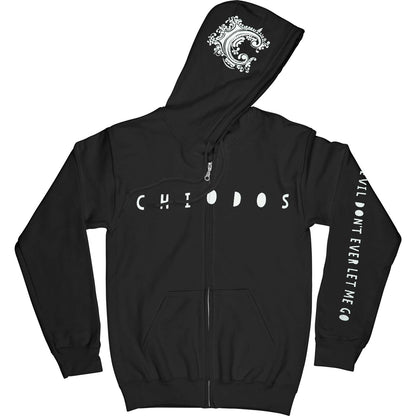 Devil Zippered Hooded Sweatshirt