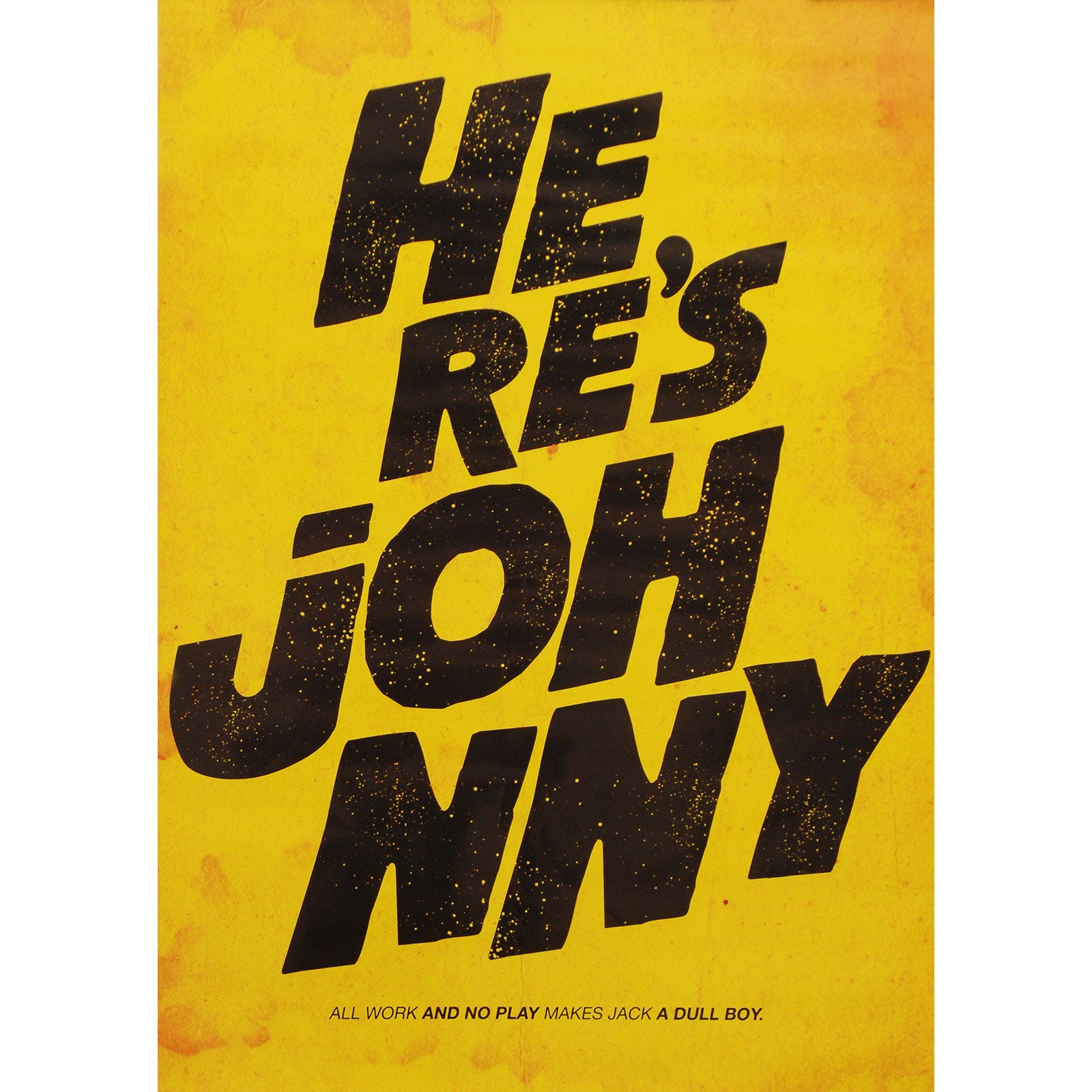 Shining Johnny Domestic Poster