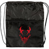 X-Face Bag W/ Front Zipper Pocket Drawstring Backpack