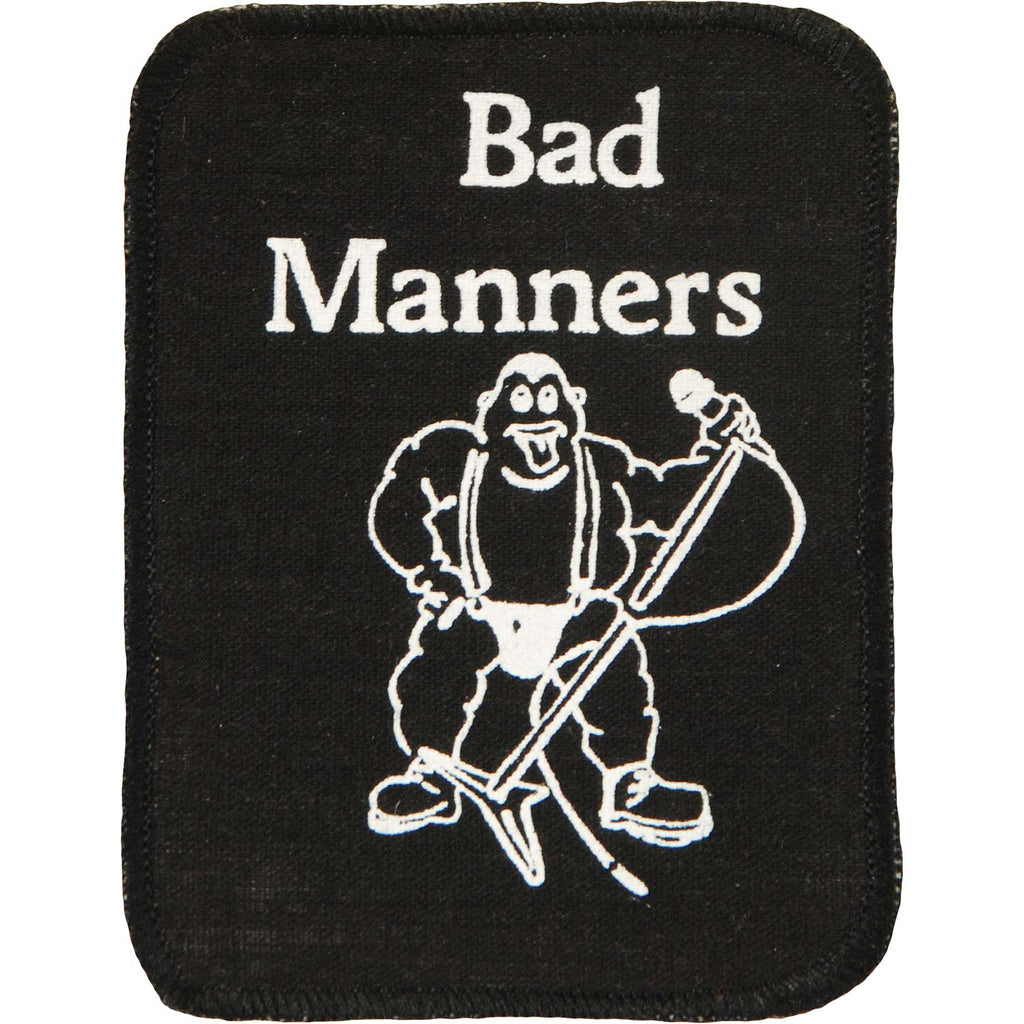 Bad Manners Logo Screen Printed Patch