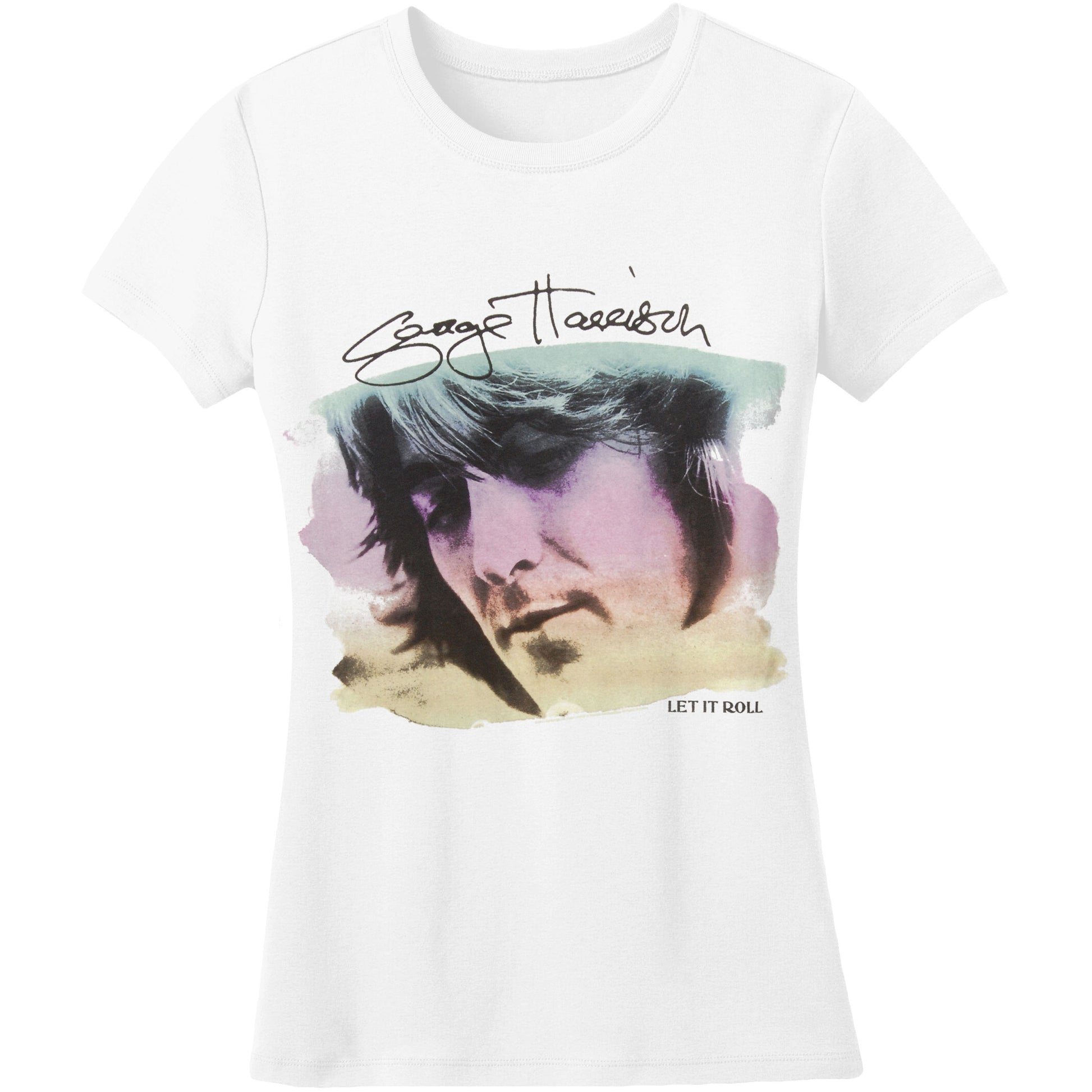 George Harrison Watercolor Portrait Junior Top