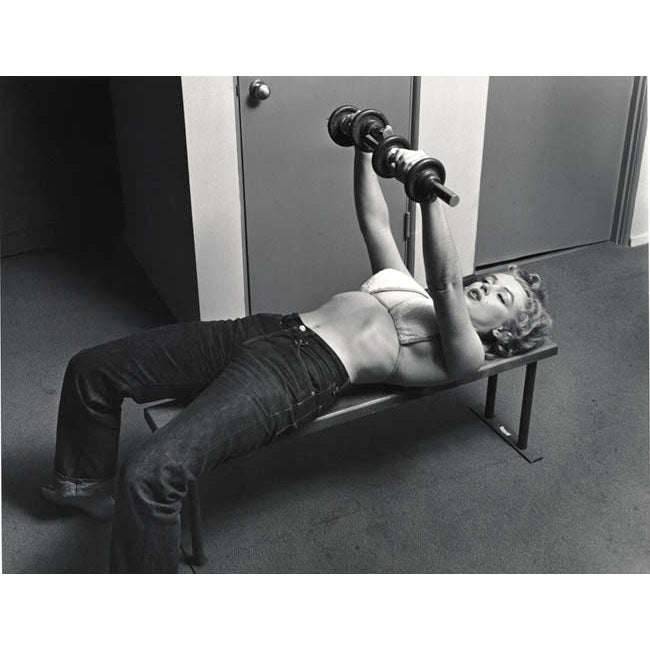 Marilyn Monroe Weights Domestic Poster