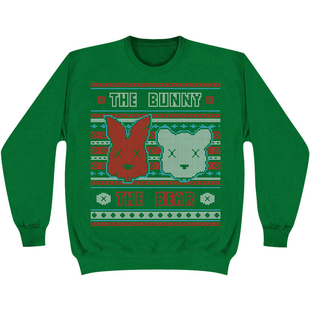 Bunny The Bear 2014 Holiday Design Sweatshirt