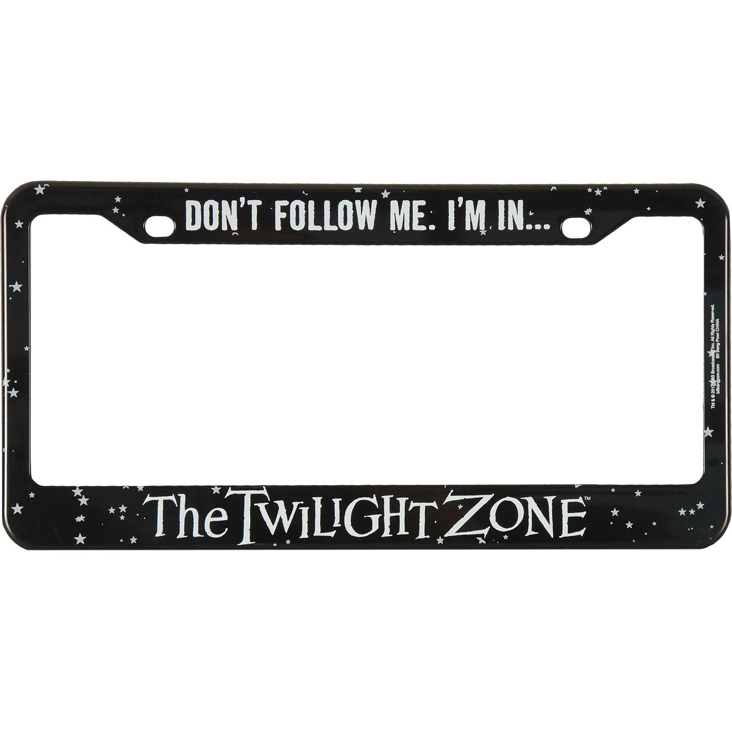 Don't Follow Me License Plate Frame