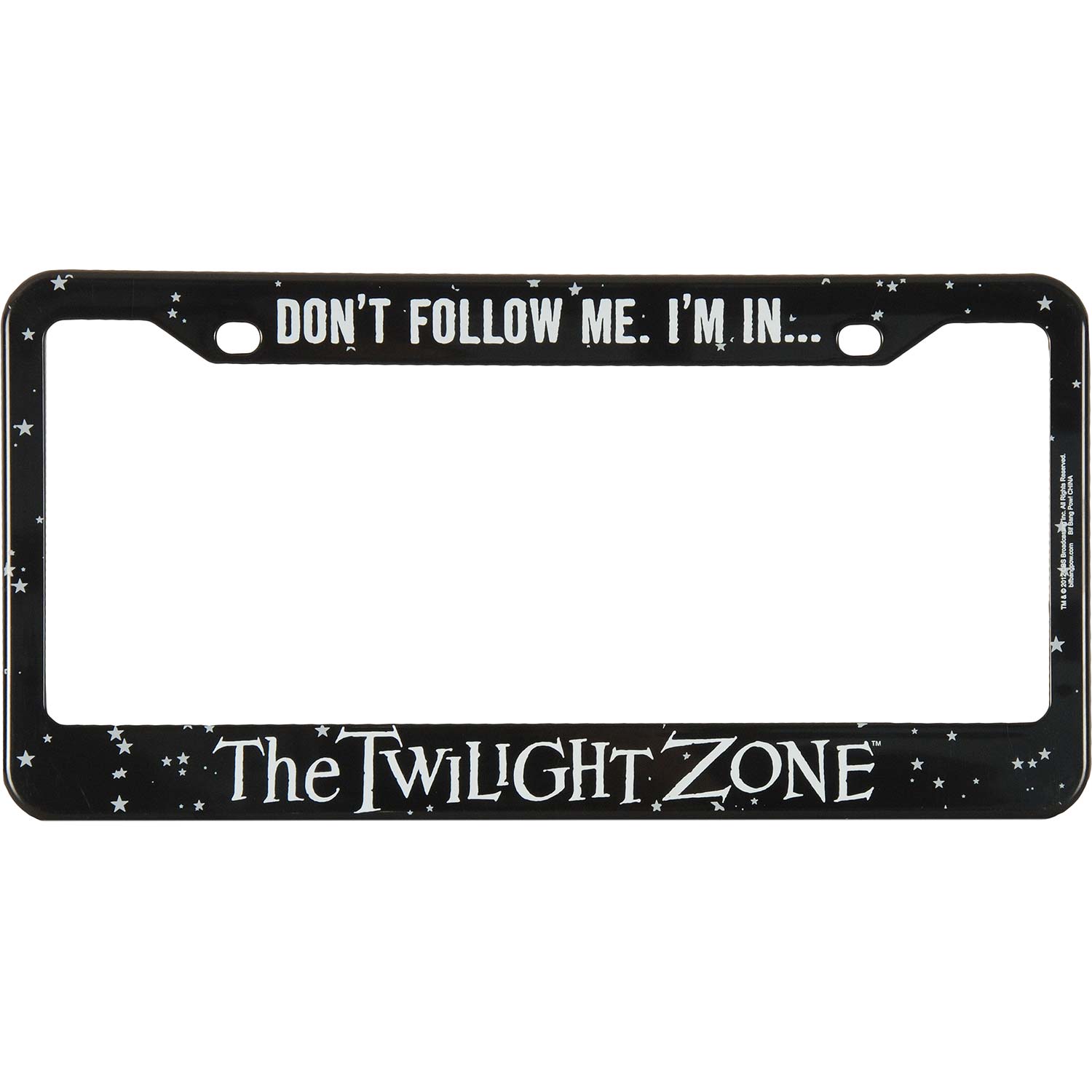 Don't Follow Me License Plate Frame
