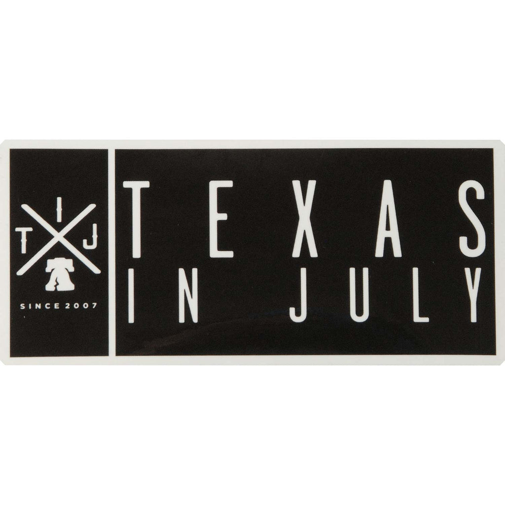 Texas In July Bell Logo Sticker
