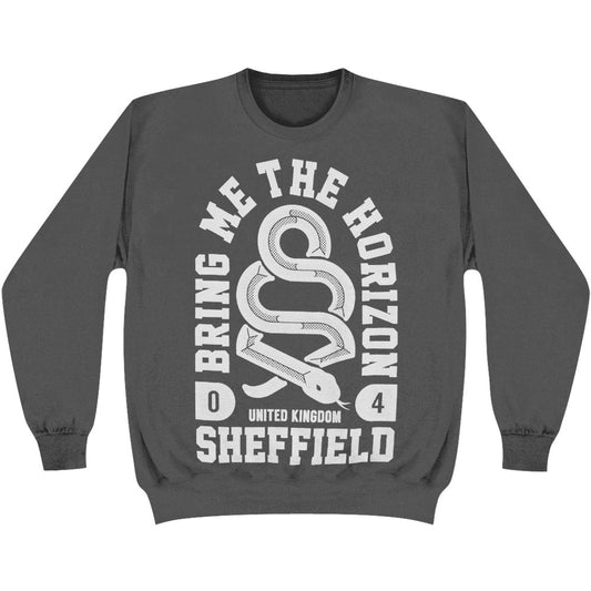 Snake Crew Neck Fleece Sweatshirt