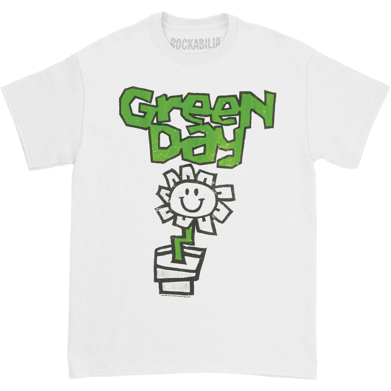 Green Day Flower T-shirt
