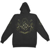 Unto The Locust Zippered Hooded Sweatshirt