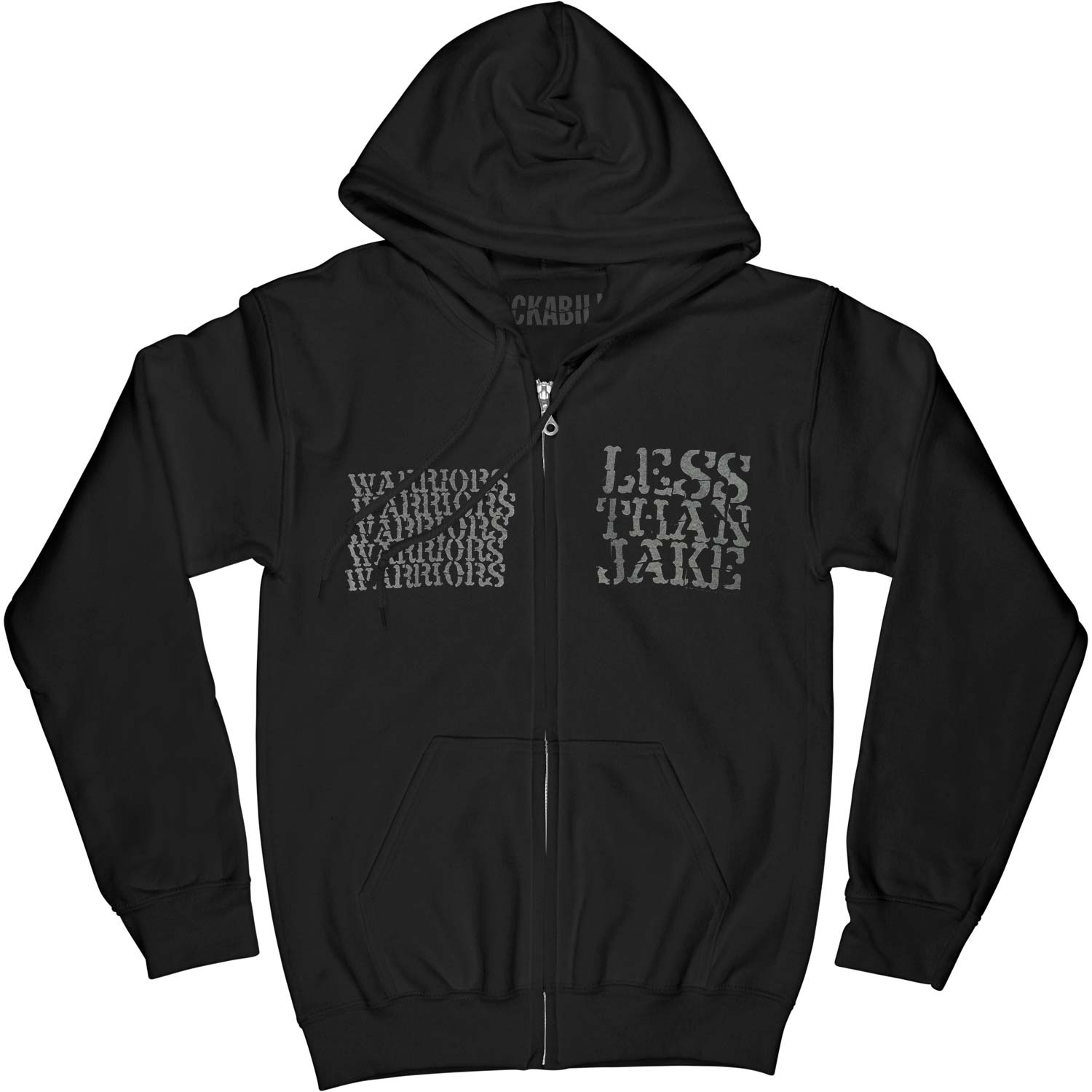 Less Than Jake Warriors Zippered Hooded Sweatshirt