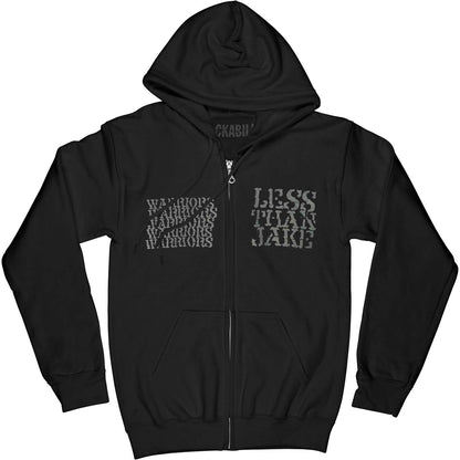 Less Than Jake Warriors Zippered Hooded Sweatshirt