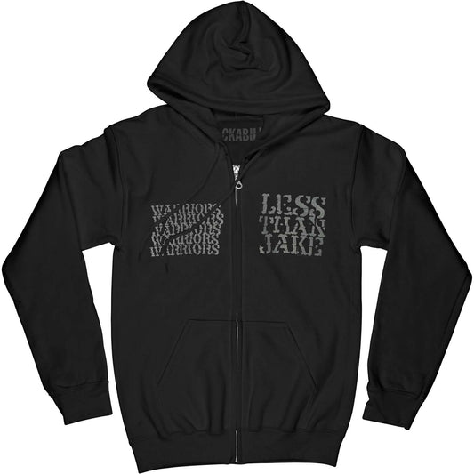 Less Than Jake Warriors Zippered Hooded Sweatshirt