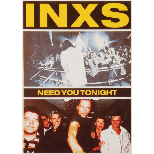 INXS Need You Tonight Sticker