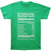 St. Paddy's Day Nutrition Facts T-shirt
