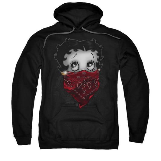 Betty Boop Betty Boop Bandana & Roses Hooded Sweatshirt