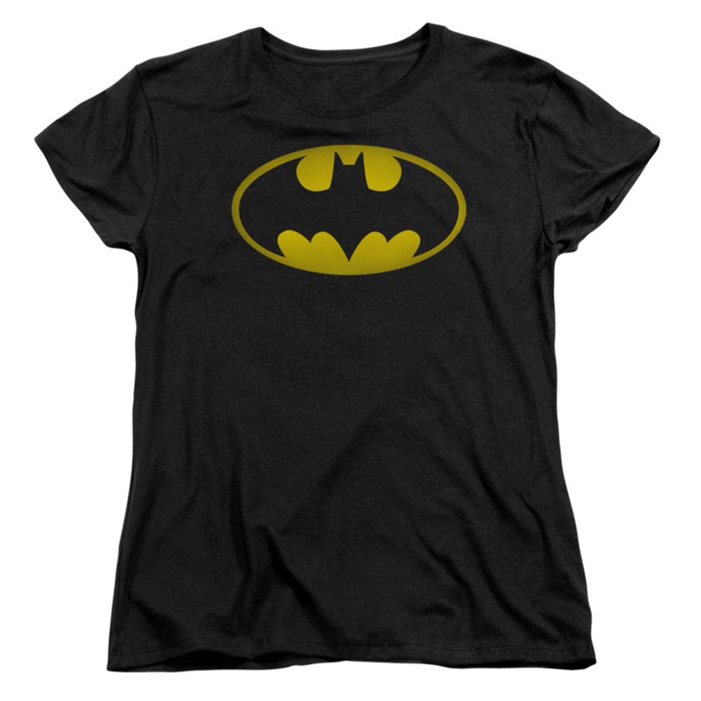 Washed Bat Logo Womens T-shirt