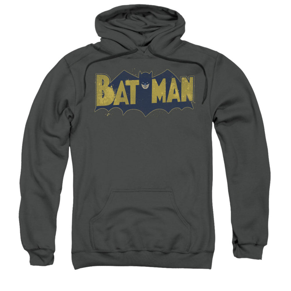 Batman Vintage Logo Splatter Hooded Sweatshirt