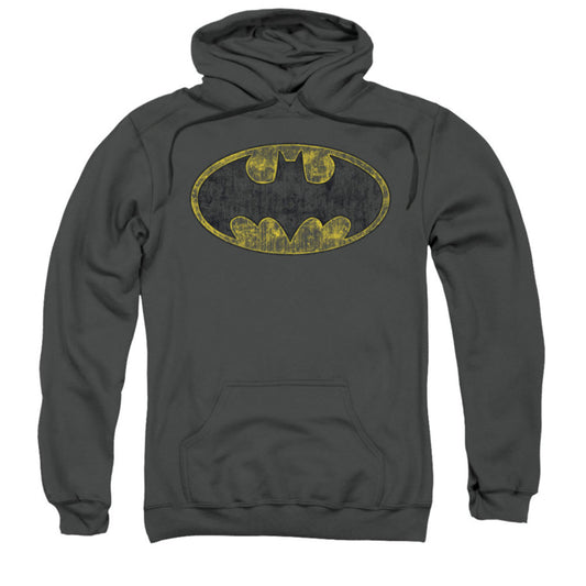 Batman Batman Tattered Logo Hooded Sweatshirt