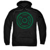 Green Flame Logo Hooded Sweatshirt