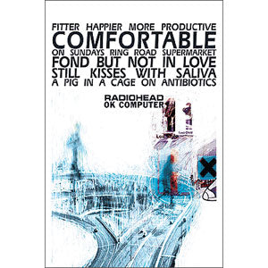 Radiohead OK Computer Domestic Poster