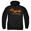 Smaug On Fire Hooded Sweatshirt