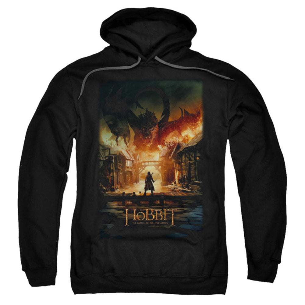 Hobbit Smaug Poster Hooded Sweatshirt