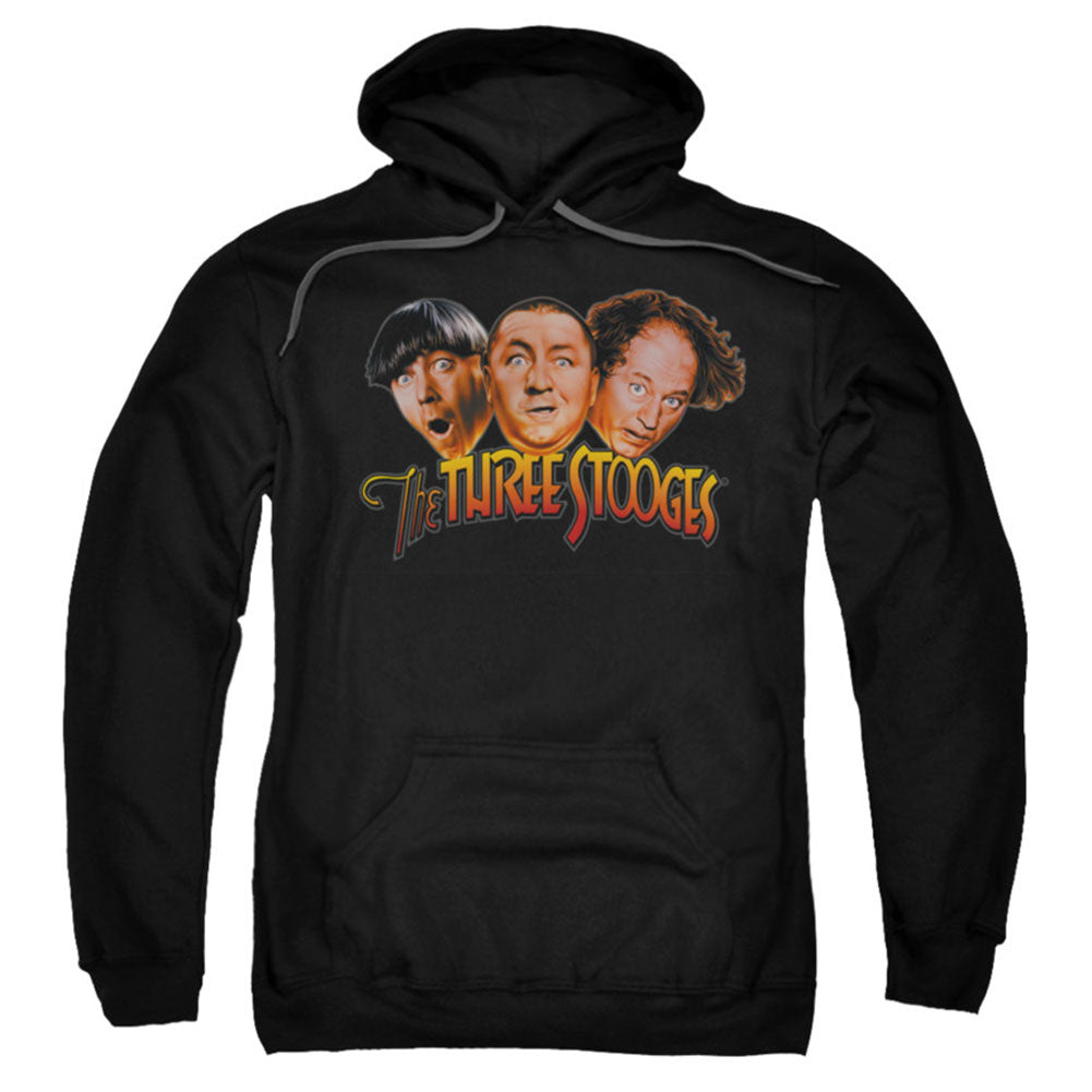 Three Stooges Three Head Logo Hooded Sweatshirt