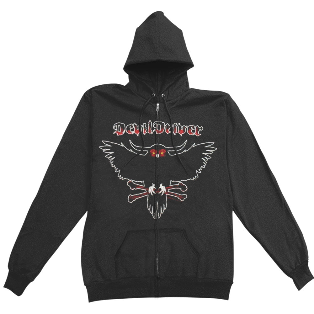 Devil Driver Owl Girls Jr Hooded Sweatshirt 225849 | Rockabilia Merch Store