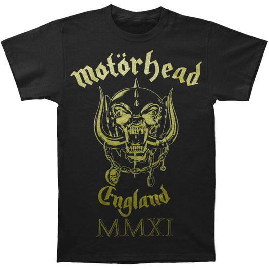 Motorhead Gold Glitter 2011 Tour T-shirt