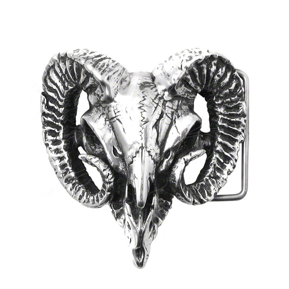 Alchemy Of England Ram's Skull Belt Buckle