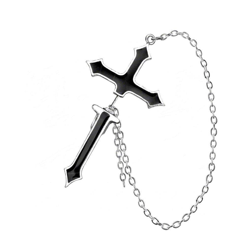 Alchemy Of England Impalare Cross Earrings