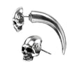 Tomb Skull Horn (Single) Earrings