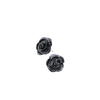 Black Rose Studs Earrings