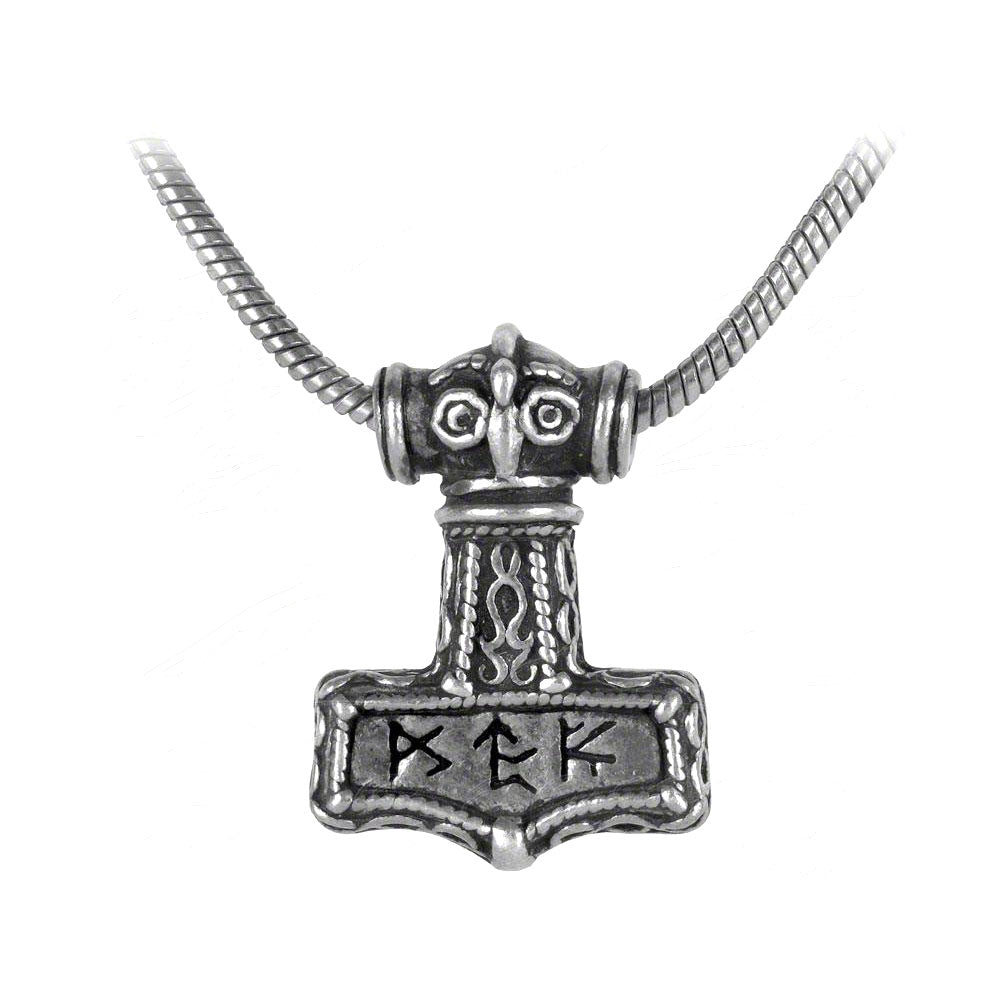 Alchemy Of England Bindrune Hammer Necklace