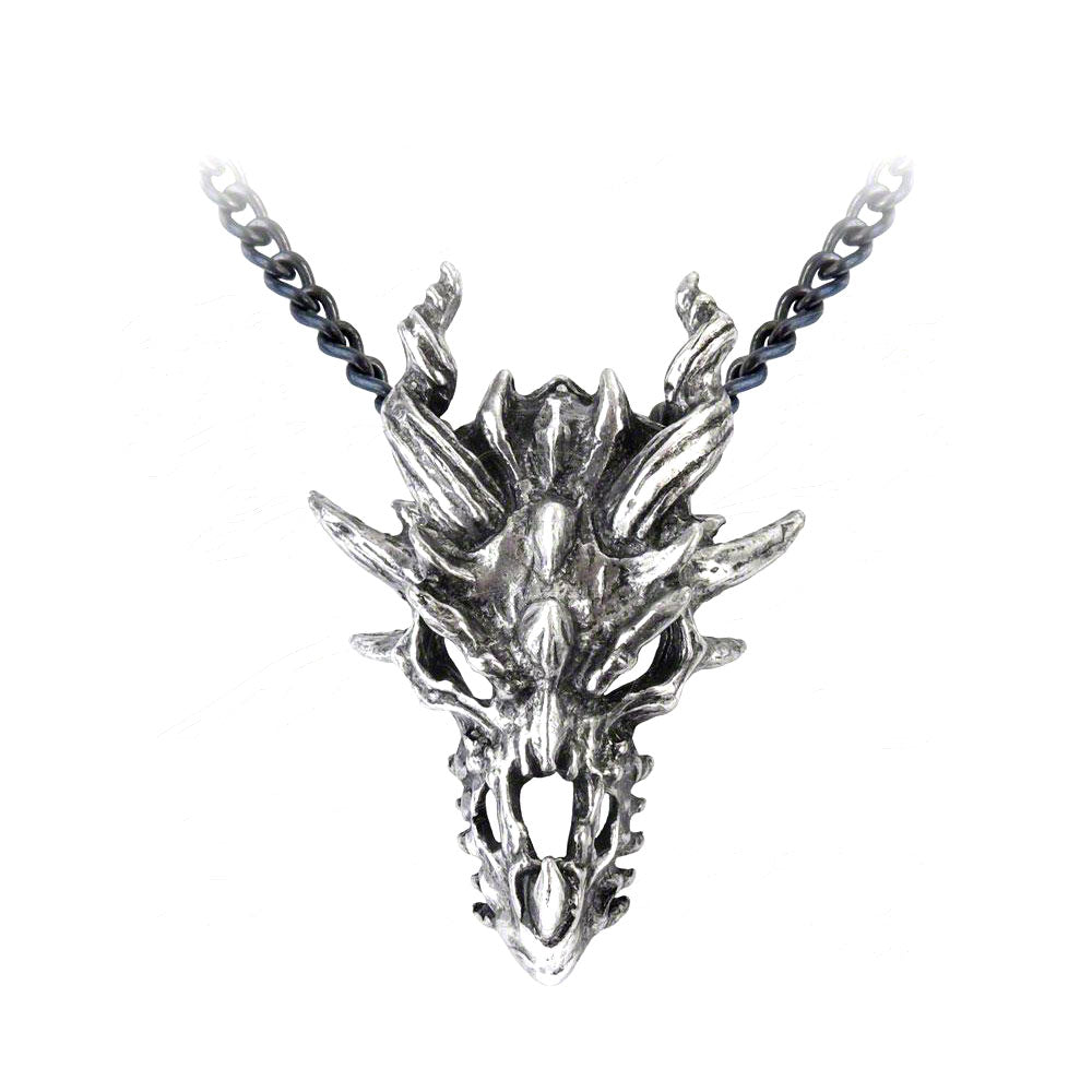 Alchemy Of England Dragon Skull Necklace