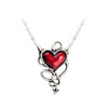 Devil Heart Pendant Necklace