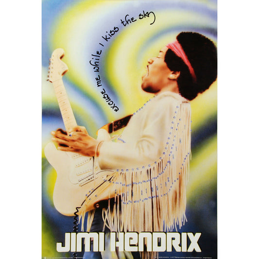 Jimi Hendrix Woodstock Domestic Poster
