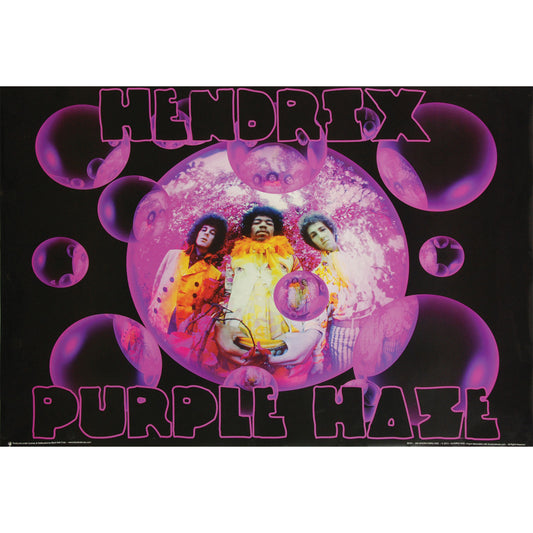 Jimi Hendrix Purple Haze Domestic Poster