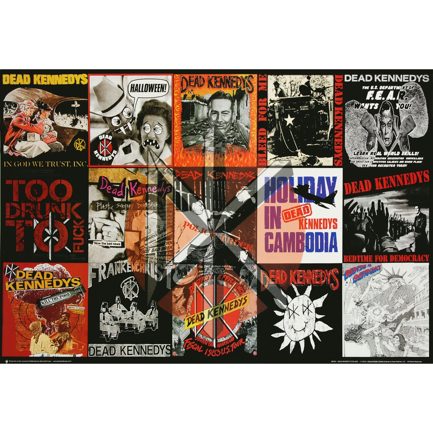 Dead Kennedys Collage Domestic Poster