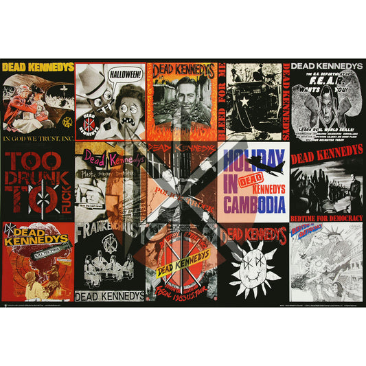 Dead Kennedys Collage Domestic Poster