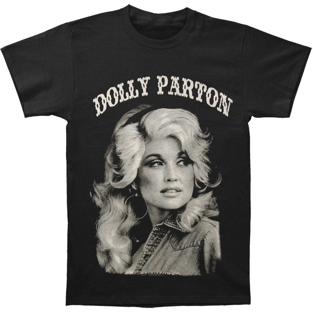 Dolly Parton B&W Portrait Slim Fit T-shirt
