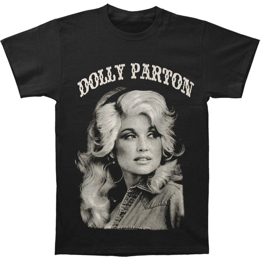 Dolly Parton B&W Portrait Slim Fit T-shirt