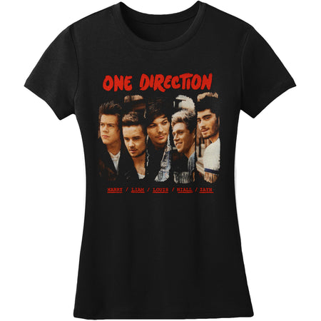 One Direction 1D Juniors T-shirt Size S Small Harry Liam Louis Niall Zayn