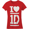 I Heart 1D Soft Junior Top