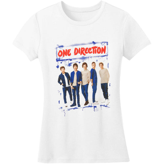 One Direction Spray Paint Soft Junior Top
